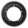 PLATEAU PISTE 5BRA D.144 TA FULL TRACK 57DTS NOIR ALU 7075 POUR CHAINE 3.17mm (1"1/8)