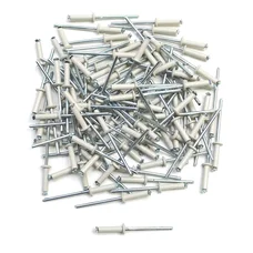RIVET FOR LICENSE PLATE 4x16 WHITE (SOLD PER 100)