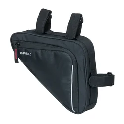 FRAME BAG FOR BICYCLE - BASIL SPORT BLACK - WITH VELCRO TAPES - 1.7Lt