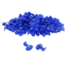 ELECTRIC CABLE TERMINAL- BLUE CONNECTOR PRE-ISOLATED -FOR WIRE 1 à 2.5 mm²  (PER 100 IN A BAG PIECES)  -SELECTION P2R-