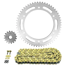 KIT CHAINE ADAPTABLE YAMAHA 125 DT X 2005>2006  428  16x57  (DIAM COURONNE 152/175/8.5)  (DEMULTIPLICATION ORIGINE)  -AFAM-