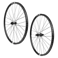 ROUES GRAVEL 700 DT SWISS HG1800/25 SPLINE DISC CENTERLOCK AXE 12/100mm et 12/142mm CASSETTE SHIMANO MICROSPLINE 12V. NOIR (HAUTEUR JANTE 25mm) -POIDS MAX 140 Kg- (VENDU A LA PAIRE)