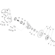 Moyeu de la roue avant