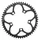 PLATEAU ROUTE 5BRA D.110 STRONGLIGHT 52DTS EXTERIEUR NOIR TYPE SHIMANO 9/10/11V.