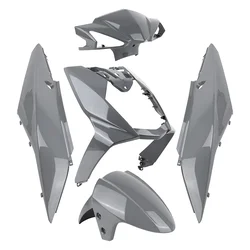 CARROSSERIE/CARENAGE SCOOT ADAPTABLE SYM 50 ORBIT 3 GRIS BRILLANT (KIT 5 PIECES) -P2R