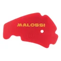 AIR FILTER FOAM FOR MAXISCOOTER MALOSSI FOR PIAGGIO 125 X7, X8, BEVERLY, YOURBAN, 250-300-400-500 MP3/GILERA 125-250-300 NEXUS, 500 FUOCO  RED