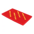 MOUSSE FILTRE A AIR MALOSSI UNIVERSEL SIMPLE DENSITE ROUGE 200x300 mm EPAISSEUR 15mm (A DECOUPER)