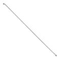 RAYON RENFORCE INOX ARGENT 2,0mm AVEC TETE COUDEE EN 2,3mm  L 270mm AVEC ECROUS (VENDU A L'UNITE)