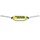 HANDLEBAR FOR MOTORBIKE STAR BAR CROSS MX/ENDURO ALUMINIUM 2014 T6 Ø 22,2mm L800mm H86mm SILVER WITH CROSSBAR + BAR PAD - YELLOW