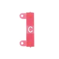 ENGRAVING STENCIL - LETTER C (20 PIECES BAG)  - ICA -