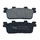 BRAKE PADS NEWFREN FOR YAMAHA 400 XMAX 2013>2017 Rear KYMCO 125 DOWNTOWN 2016> Rear 300 XTOWN 2016> Rear 250 PEOPLE S 2006> Rear  (FD0445BE)  (SCOOTER ELITE ORGANIC)