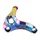 BUTEE BIELLETTE EMBRAYAGE 50 A BOITE VOCA RACING POUR MINARELLI 50 AM6/BETA 50 RR/RIEJU 50 MRT/SHERCO 50 SM-R, SE-R ALU CNC NEO-CHROME