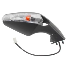 MIRROR FOR 50cc MOTORBIKE DERBI 50 GPR (WITH INDICATOR) RIGHT (CEE APPROVED)  -VICMA-