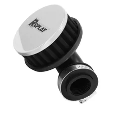 AIR FILTER REPLAY R BOX FC CHROME/BLACK ELBOW FIXING 90- Ø 35/28