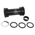 CUVETTE INTEGRE BOITIER FILETE ROUTE/VTT BLACKBEARING ROULEMENT SUPERIEUR B5 DIAM 47mm (BOITE DE 86/92mm) ANGLAIS / BSC / 1,37x24 AXE 24mm ET 24/22mm (ADAPTATEUR GXP)