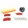KIT ENTRETIEN MOTO ADAPTABLE BMW K 1600 GT 2010> / K 1600 GTL 2010> PLAQUETTE METAL FRITTE (PACK 11 PIECES) -SELECTION P2R PREMIUM