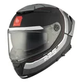 CASQUE INTEGRAL MT THUNDER 4 SV R25 B2 GRIS/NOIR MAT L  (DOUBLE ECRANS / PINLOCK READY) (ECE 22.06)