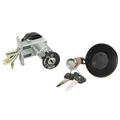CONTACTEUR A CLE SCOOT ADAPTABLE CPI 50 POPCORN, HUSSAR 2003>, OLIVER 2006>2008 (AVEC SERRURE DE SELLE + BOUCHON ESSENCE)  -P2R-