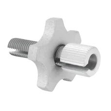 VIS CREUSE TENDEUR DE CABLE MOTO DIAM M8 AVEC MOLETE ALU POUR GAINE 6,10 mm (VENDU A L'UNITE)  -DOMINO ORIGINE-