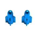 BOUCHON DE VALVE SCOOT/CYCLO REPLAY VS ROCKET ALU BLEU  (PAIRE)
