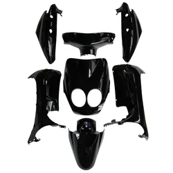 FAIRINGS/BODY PARTS FOR SCOOT  MBK 50 OVETTO 2008>2010 ANALOG SPEEDOMETER /YAMAHA 50 NEOS 2008>2010 ANALOG SPEEDOMETER   BLACK GLOSS  (7 PARTS KIT )