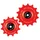 GALET DERAILLEUR ROUTE TRIPEAK 12-14 DENTS ROULEMENT G5 CERAMIQUE POUR SRAM ETAP AXS 12V. ROUGE (BLISTER DE 2)