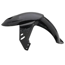 GARDE BOUE AV SCOOT ADAPTABLE PEUGEOT 50 LUDIX 10 POUCES NOIR BRILLANT