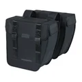 DOUBLE BAG FOR BICYCLE-REAR- BASIL TOUR 28Lt.BLACK (34x14x34cm) ON CARRIER