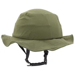 CASQUE VELO/TROTTINETTE ADULTE URBAIN/CITY CP01 AVEC CHAPEAU TEXTILE VERT TAILLE M/L REGLAGE MOLETTE - SELECTION P2R-