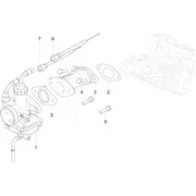 Carburateur complet - Raccord d'admission
