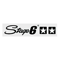 AUTOCOLLANT/STICKER STAGE 6 NOIR (150 x 30 mm)