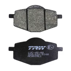 PLAQUETTE DE FREIN TRW POUR YAMAHA 50 TZR 1992>2003 AR, 125 TDR 1993> AV/AR, 125 DT R 1988>2003 AV/AR / MBK 50 X-POWER 1992>2003 AR (MCB539 LC)