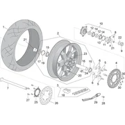 Roue arrière