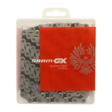 CHAINE VELO 12V. VTT SRAM GX EAGLE 126 MAILLONS GRIS/NOIR