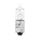AMPOULE/LAMPE HALOGENE MINIATURE H20W 12V 20W CULOT BA9s BLANC (PROJECTEUR) (VENDU A L'UNITE)  -FLOSSER-