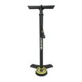 POMPE A PIED MICHELIN ACIER NOIR AVEC MANOMETRE TRES GRAND SUR LE PIED 11BARS RACCORD SWITCH VP/VS