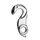 PATTE DE DERAILLEUR ALU MARWI MBK... GH-049 (VENDU A L'UNITE SUR CARTE)

