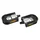 FLAT PEDAL - FOR URBAN BIKE - ALUMINIUM - FOLDABLE - BLACK/SiLVER  9/16 (PAIR ON CARD
