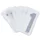 CHIFFRE PLAQUE PVC MOTO/SCOOTER 45mm  1  (VENDU PAR 10)