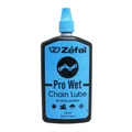 LUBRICANT FOR BICYCLE- FOR CHAIN+DERAILLEUR ZEFAL WET BIO LUBE FOR WET OR MUDDY CONDITIONS (BURETTE 125ml)