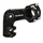 STEM FOR MTB/URBAN/TREKKING- ERGOTEC -ADJUSTABLE- OCTOPUS HIGH RISE -ALUMINIUM- BLACK Ø25,4  L110mm  (APPROVED LEVEL 4) For fork 1"1/8