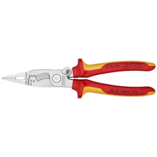 PINCE MULTIFONCTION  PRO KNIPEX ISOLEE 1000 V POUR INSTALLATION ELECTRIQUE (6 FONCTIONS) (13 96 200)  -MADE IN GERMANY -