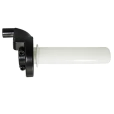 THROTTLE  HANDLE FOR MOPED REPLAY -SHORT STROKE- BLACK (WITHOUT CABLE ADJUSTER SCREW M10X125)