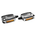 FLAT PEDAL FOR URBAN BIKE- -ALUMINIUM- NEWTON 811 SILVER 9/16" (PAIR ON CARD)