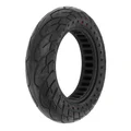 PNEU TROTTINETTE PLEIN 10 X 2.50 NOIR POINT ROUGE (JANTE LARGEUR 34mm)