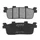 BRAKE PADS -POLINI FOR KYMCO 125-200 PEOPLE GTI  Rear 250-300 XCITING  Rear 300 AGILITY I Rear (L 94mm- H 36,1mm - thk10,3mm )  (174.0102)  (ORIGINAL)