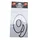 AUTOCOLLANT/STICKER MERYT LARGE NUMERO 9 BLANC (H18cm)