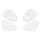 SIDE PADS FOR SCOOT MBK 50 STUNT/YAMAHA 50 SLIDER - GLOSSY WHITE (x4)
