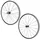 ROUES ROUTE PATIN BLOCAGE 700 MICHE MOYEU REFLEX A ROULEMENT NOIR 11 / 10 / 9V SHIMANO (AVANT + ARRIERE)