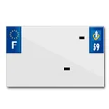 PLASTIC STRIP FOR BLANK PVC LICENSE PLATE (MOTORBIKE FORMAT 210X130)-DEPT 59/EUROPE (SOLD PER UNIT)